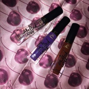 Set of 3 Too Faced Melted Latex lippies